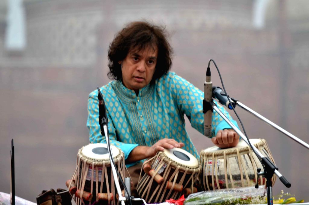 tabla maestro ustad zakir hussain performs during 145532